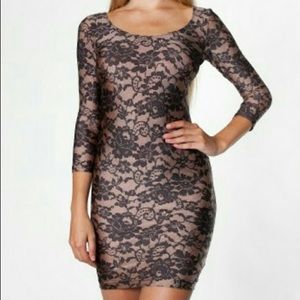 American Apparel Lace Bodycon Dress